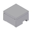 [UBD 160 153] Boîte de sol UBD 160 en acier inoxydable faux couvercle inclus