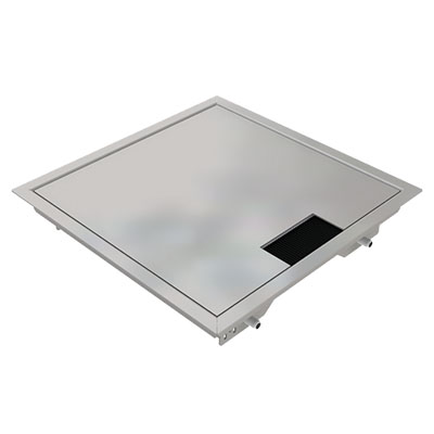 Sortie de sol double 210 en acier inoxydable poncé