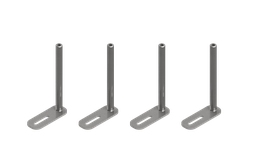 [UBD 001 095] Nivellierschrauben Länge 95mm