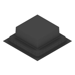 [UBD 260 283] Boîte d'encastrement plastique noir pour UBD 260, en haut: 270x270mm, en bas: 420x420mm, H: 150mm 