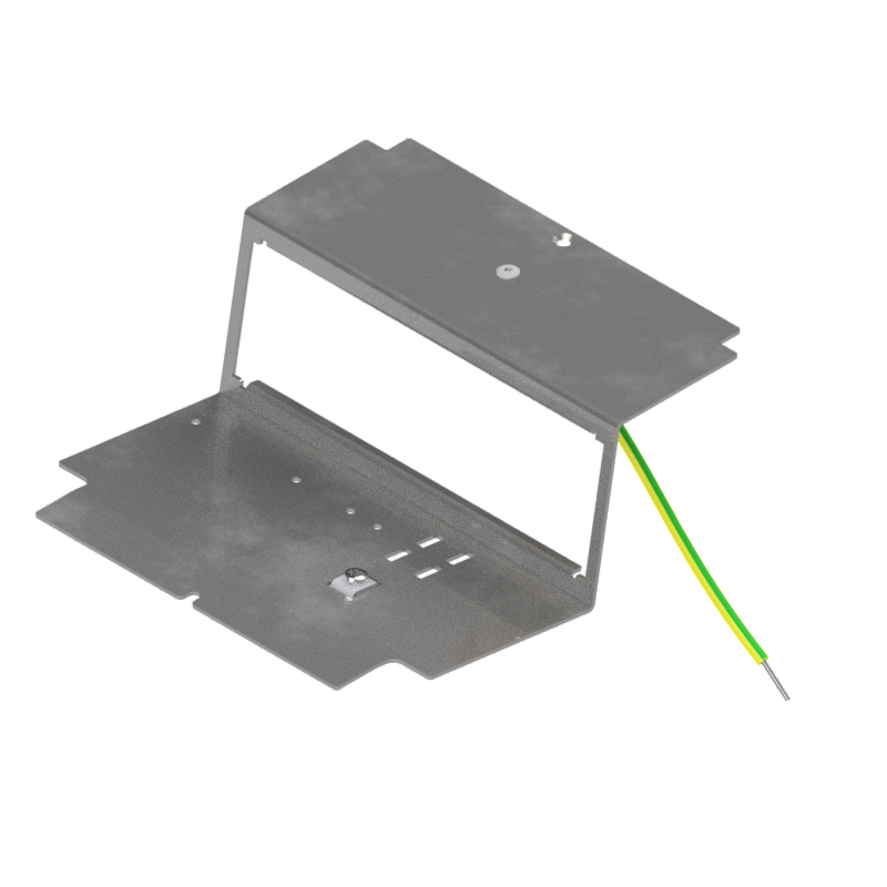 [UBD 165 185] Steckdoseneinsatz mit 3x 45x45-Ausschnitten, leer