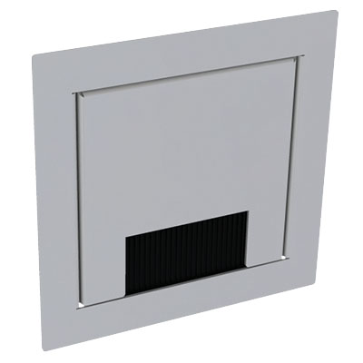 WAD Cadre avec couvercle rabattable type 2, blanc