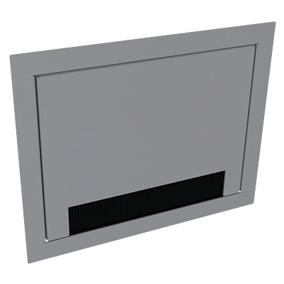 WAD Cadre avec couvercle rabattable type 35, acier chromé poli