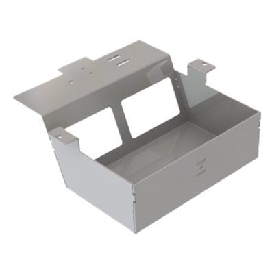 Steckdoseneinsatz für 2x FLF horizontal, leer 
