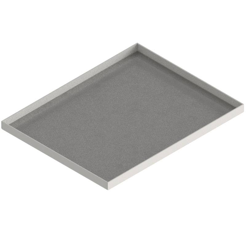 [UBK 401 221] Blind-Deckel zu UBK 400 mit Kante geschlossen aus ALU 2.5mm, 22mm Vertiefung