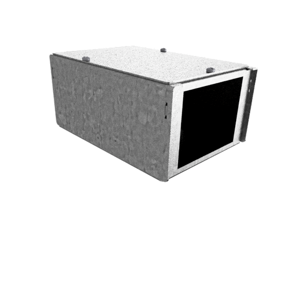 Anschlussbox DBV 100 für 2 FLF vertikal aus SVZ, leer