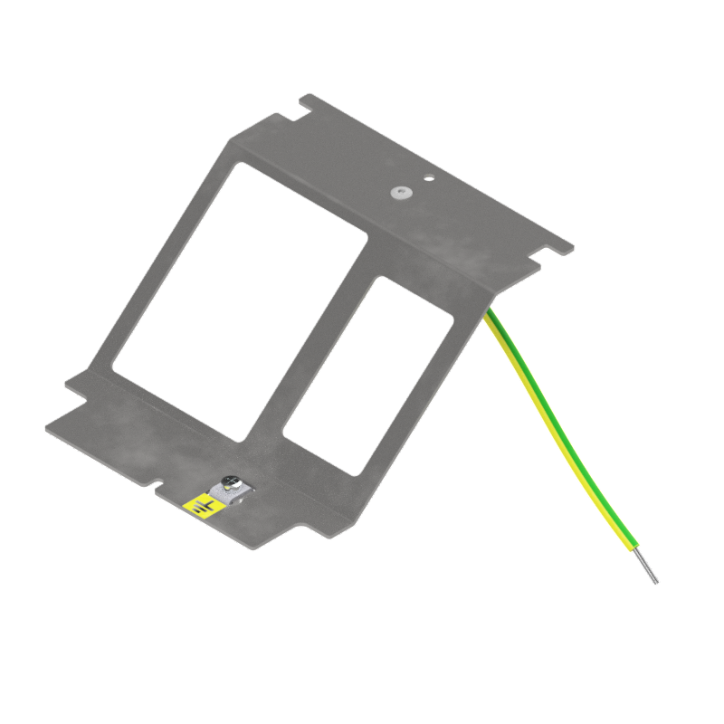 [UBD 133 135] Élément de prise pour 3 FLF, fil de terre inclus, vide