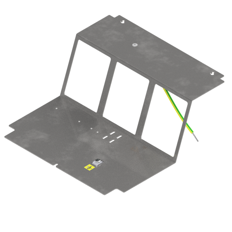 [UBD 210 215] Élément de prise pour 6 FLF, fil de terre inclus, vide