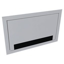 WAD Cadre avec couvercle rabattable type 46, blanc