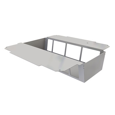 [UBD 320 326] Élément de prise pour 2x7 FLF, fil de terre inclus, vide