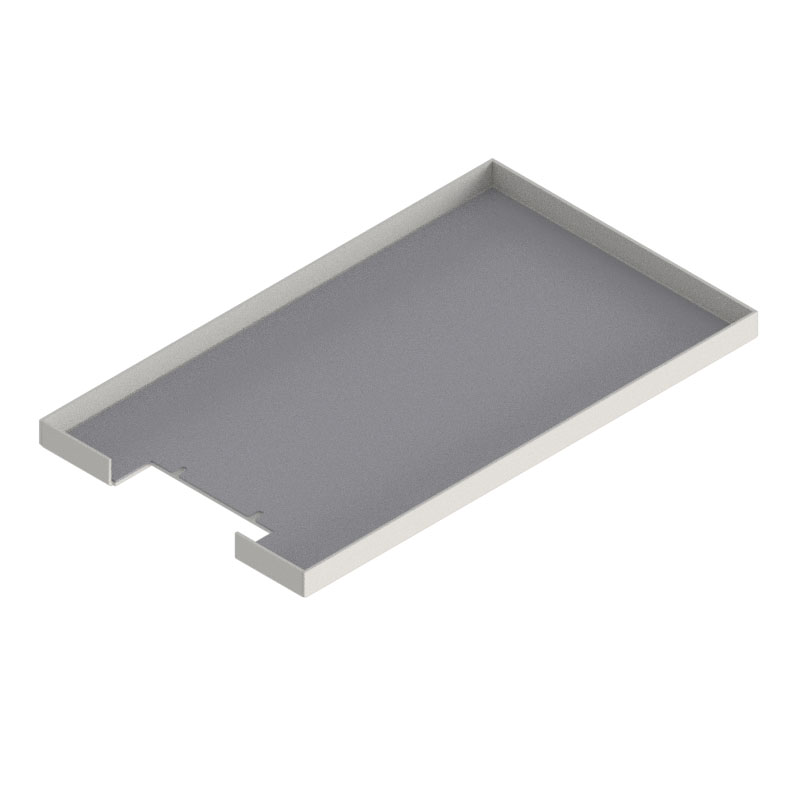 Deckel für Bürstenauslass zu UBK 300 mit Kante geschlossen, für 22mm Vertiefung