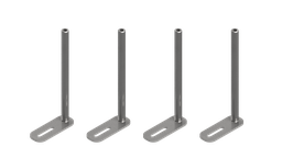 [UBD 001 120] Nivellierschrauben Länge 120mm