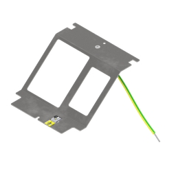 [UBD 133 135] Élément de prise pour 3 FLF, fil de terre inclus, vide