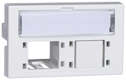 [BRE 304 292] FLF-Abdeckplatte, 2 Port, für Cat. 5/6 R&amp;M, weiss