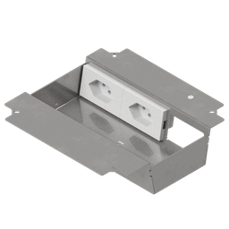 [UBD 215 228] Élément de prise pour 3+2 FLF, fil de terre inclus, 2xT13 blanc